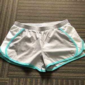 Old Navy Active gray and teal running shorts